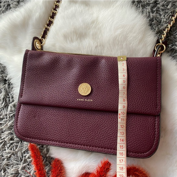 Anne Klein Burgundy Crossbody Bag - Picture 6 of 7